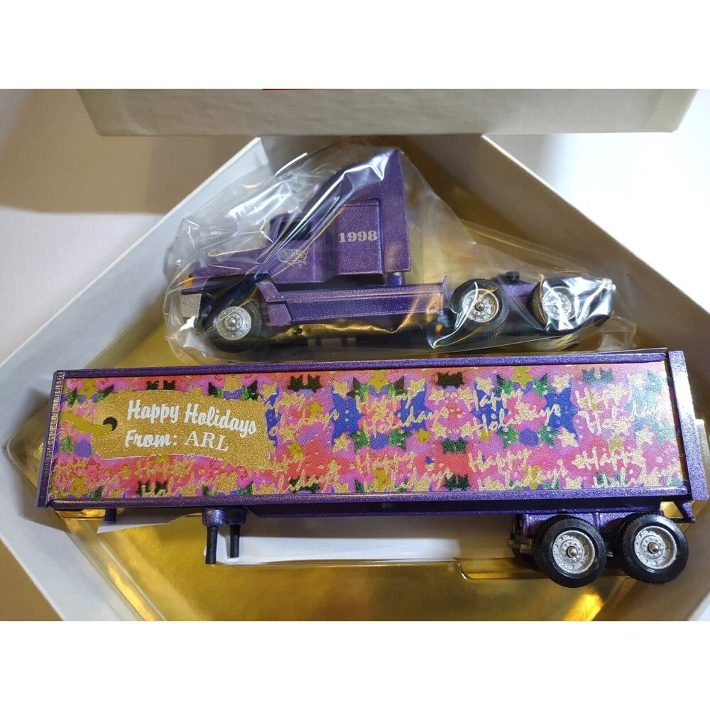 Winross Diecast Tractor Trailer Big Rig Truck 1998 Happy Holidays ARL Transport